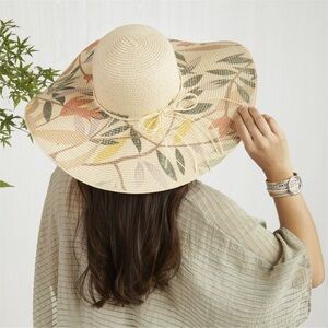 Lucky7 Floppy Beach Hat Tropical Vacation Sun Boho